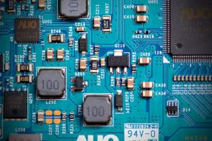 Blue circuit board